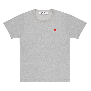 camiseta con emblema pequeÑo de color play gris