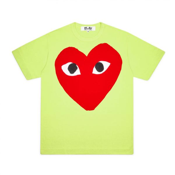 camiseta serigrafiada play red heart serie primavera