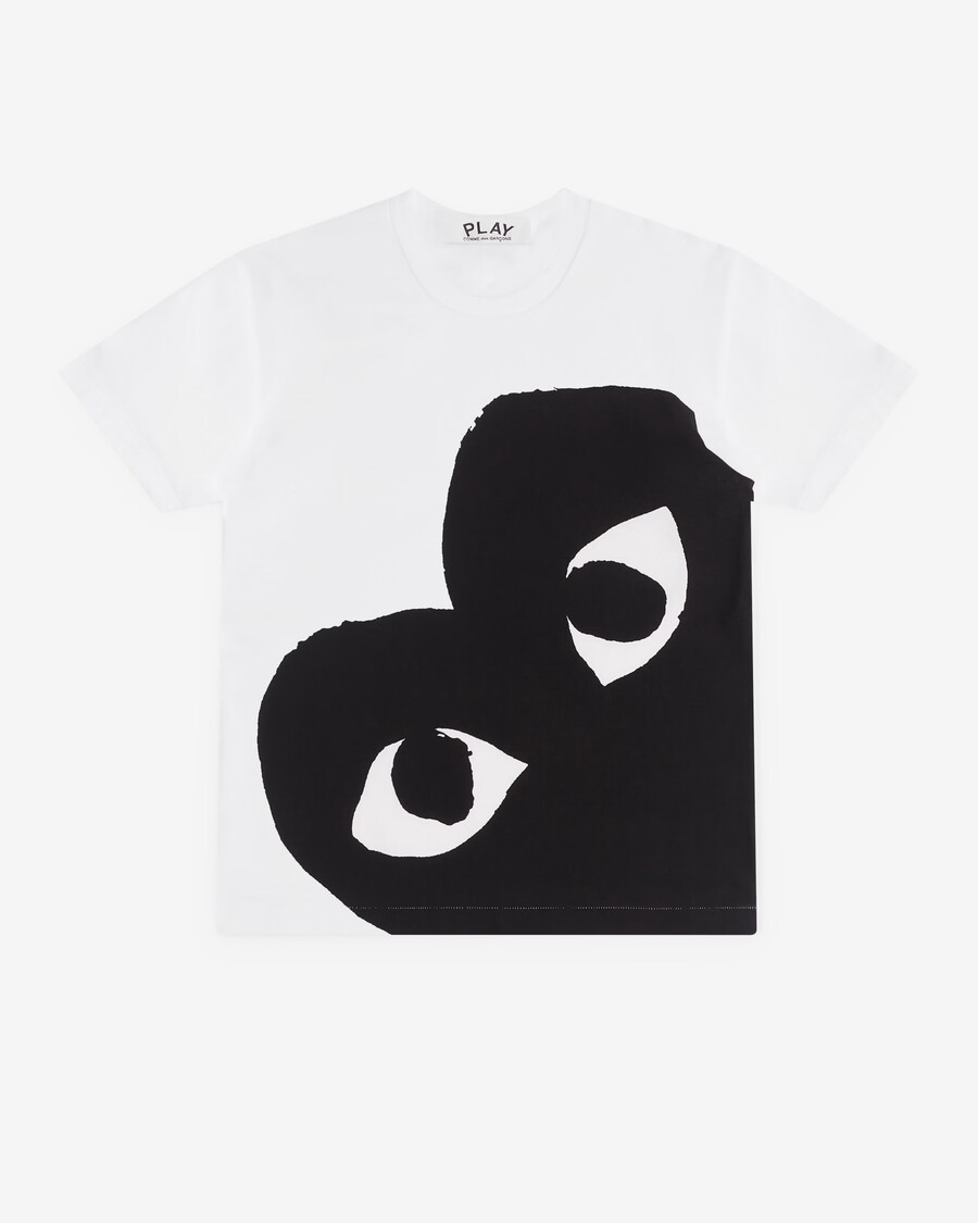 camiseta big heart blanca