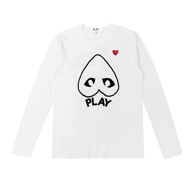 sudadera de manga larga cdg para hombre y mujer