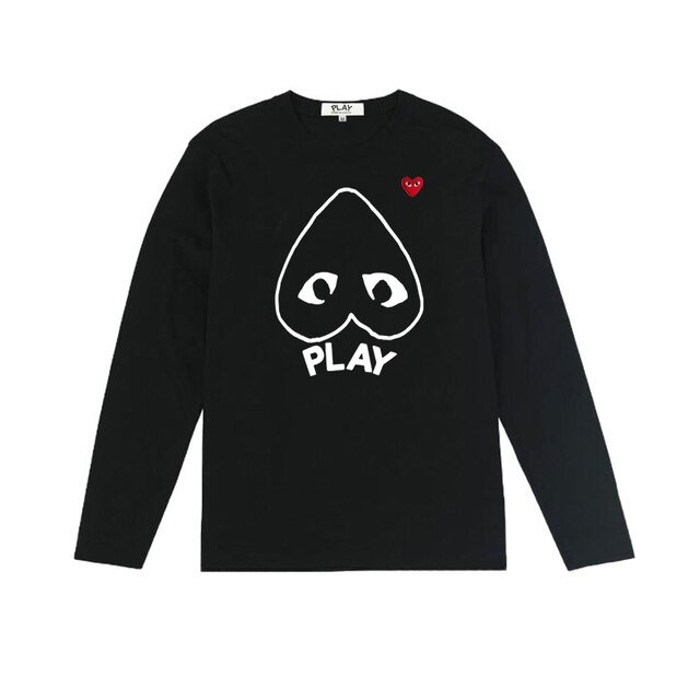 sudadera de manga larga cdg para hombre y mujer