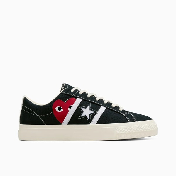 converse x play cdg one star academy pro negro