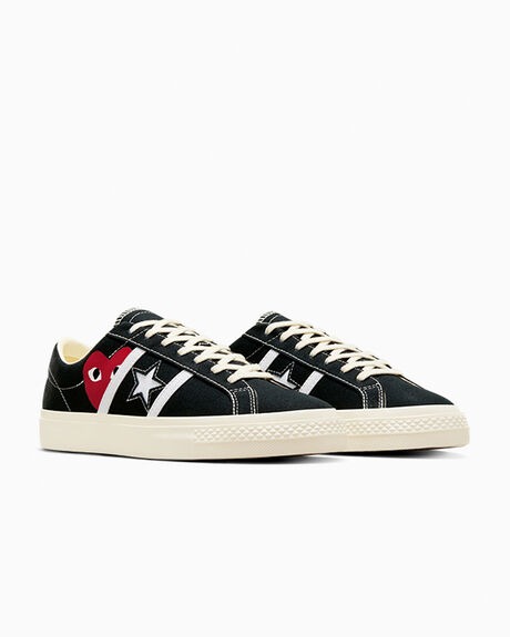 converse x play cdg one star academy pro negro