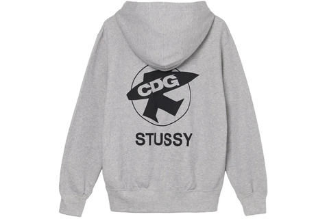 sudadera con capucha comme des garçons x stussy